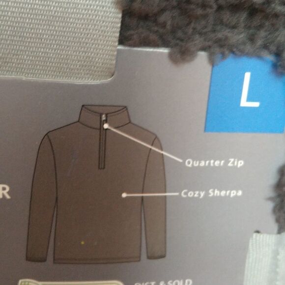 Royal Class Sherpa Quarter Zip Pullover...N.I.P.  SIZE L - Picture 3 of 6